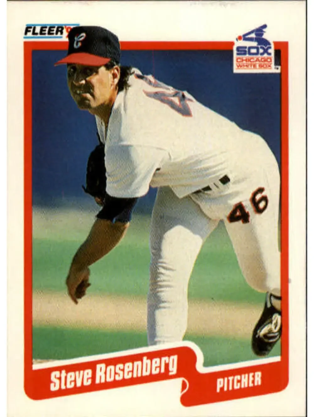 1990 Steve Rosenberg Fleer Baseball Card #547